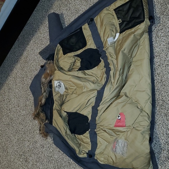 W's XS Woolrich Wool, Down, Real Fur Coat - Picture 8 of 14